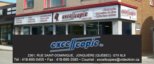 Excell Copie, Transfert cassettes/bobines Saguenay-Lac-St-Jean